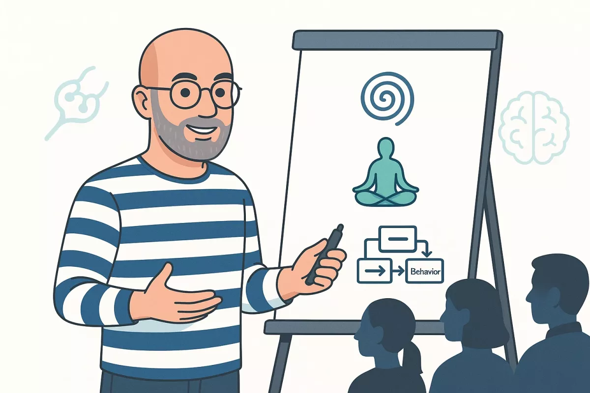 Cédric Maillot-Juillet anime une formation en hypnose, sophrologie et TCC à Nice